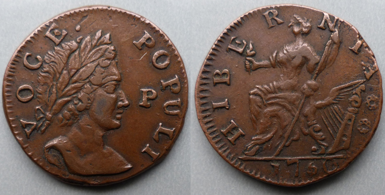 Voce Populi 1760 halfpenny